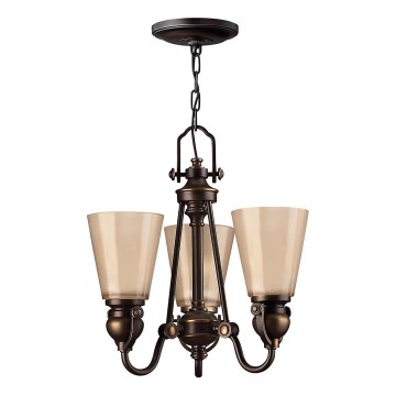 Hinkley - Candeeiro suspenso MAYFLOWER 3xE27/60W/230V