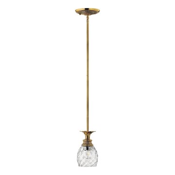 Hinkley - Candeeiro suspenso PLANTATION 1xE27/60W/230V dourado