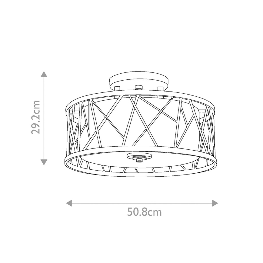 Hinkley - Candelabro integrado NEST 3xE27/75W/230V dourado