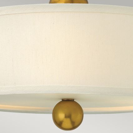 Hinkley - Candelabro integrado ZELDA 3xE27/60W/230V latão