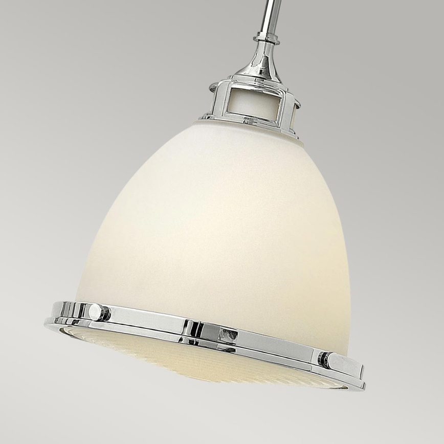 Hinkley - Candeeiro suspenso AMELIA 1xE27/60W/230V cromado brilhante