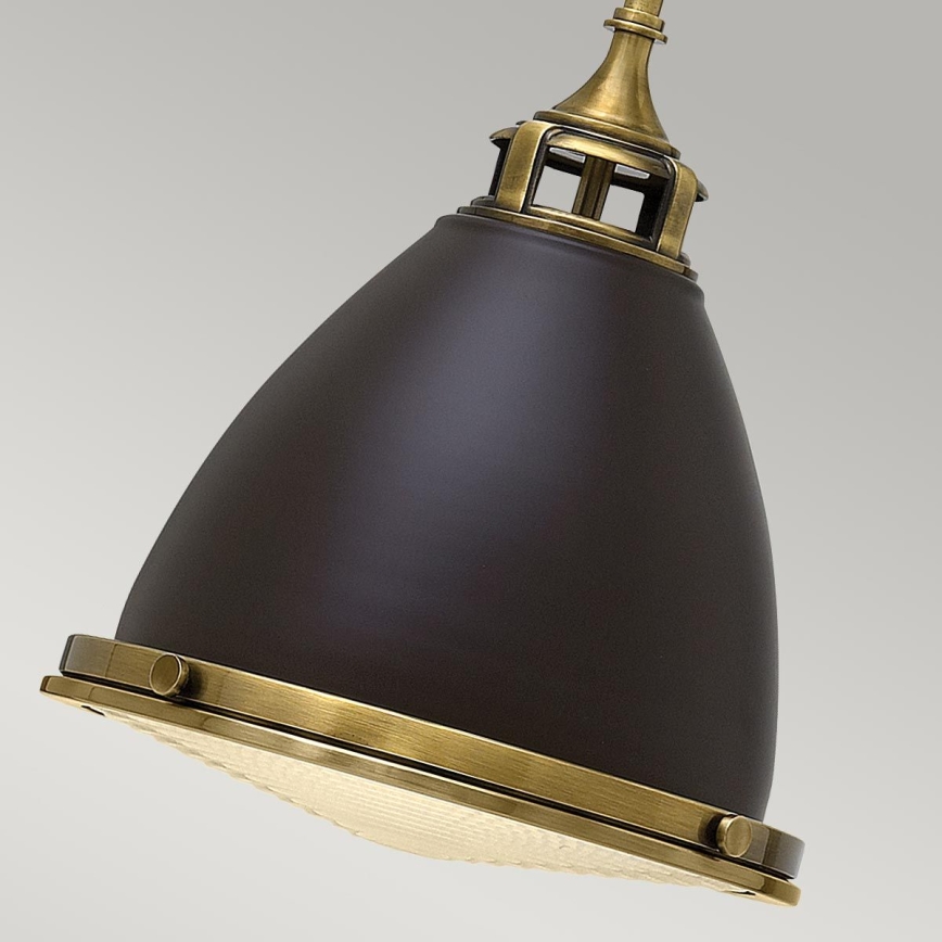 Hinkley - Candeeiro suspenso AMELIA 1xE27/60W/230V bronze