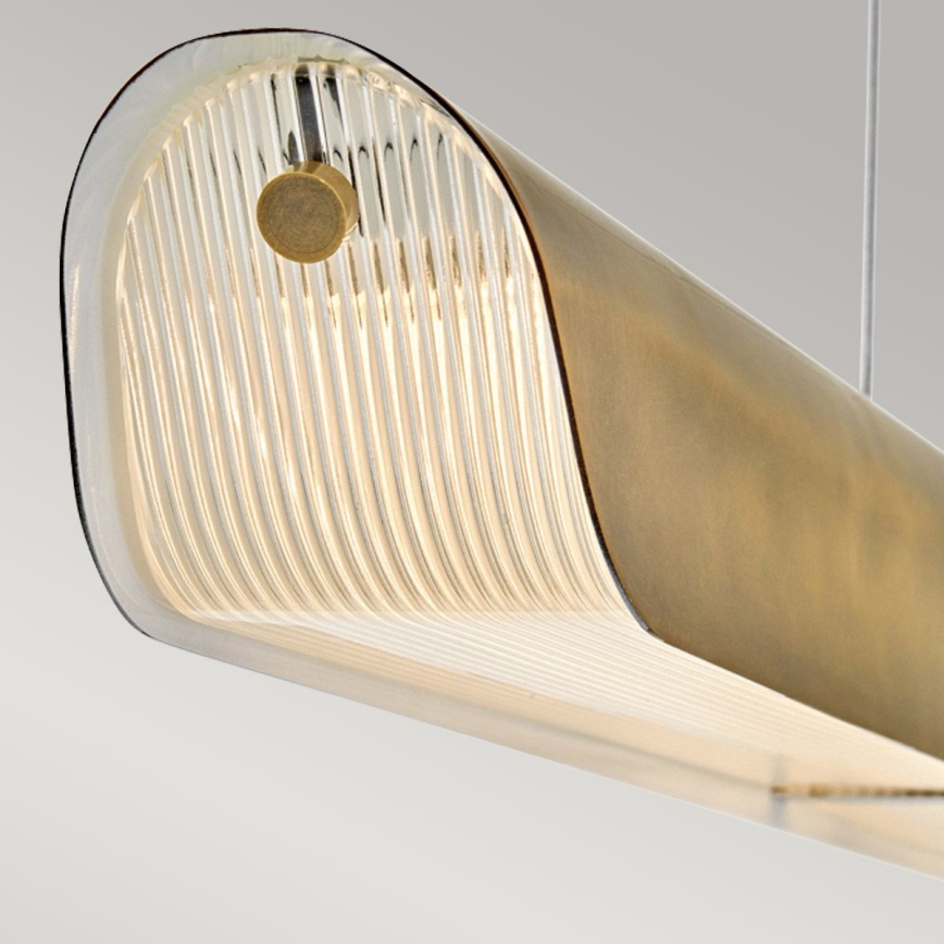 Hinkley - Lustre LED suspenso por cabo ARCO LED/43W/230V 3000K dourado