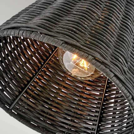 Hinkley - Aplique de parede com spot ARTI 1xE27/60W/230V preto