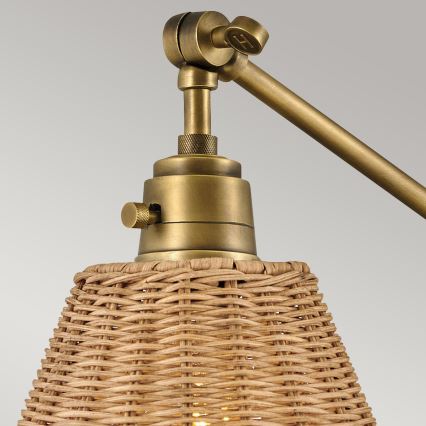 Hinkley - Aplique de parede ARTI com spot 1xE27/60W/230V dourado/castanho