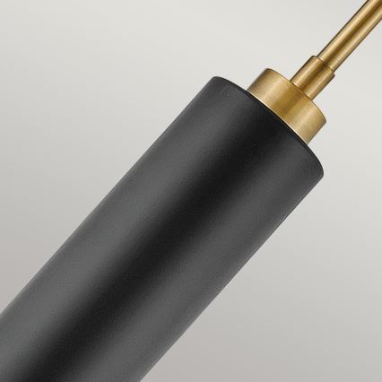 Hinkley - Lustre de haste CEDRIC 2xE27/60W/230V diâmetro 33 cm dourado/preto