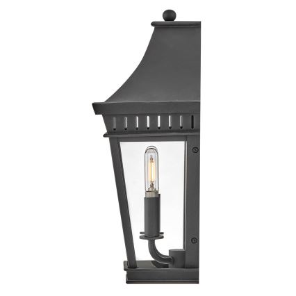 Hinkley - Iluminação de parede exterior CHAPEL HILL 2xE14/40W/230V IP44 preto