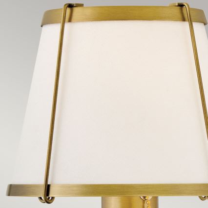 Hinkley - Candeeiro de parede CLARKE 1xE27/40W/230V latão/branco