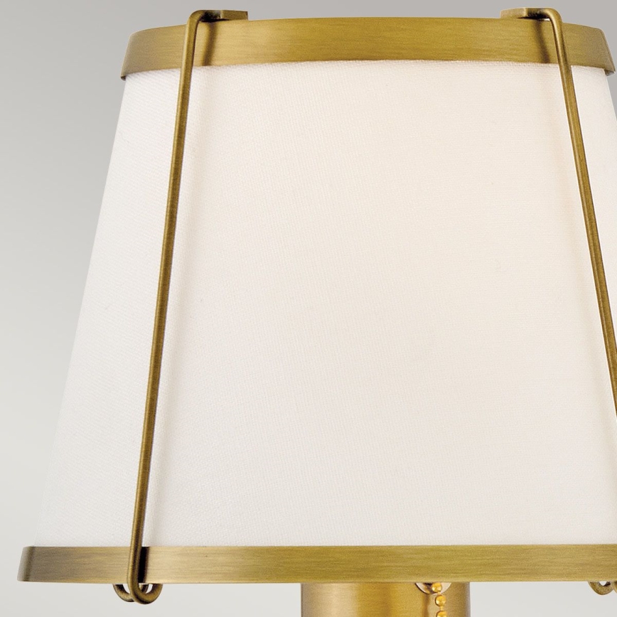 Hinkley - Candeeiro de parede CLARKE 1xE27/40W/230V latão/branco