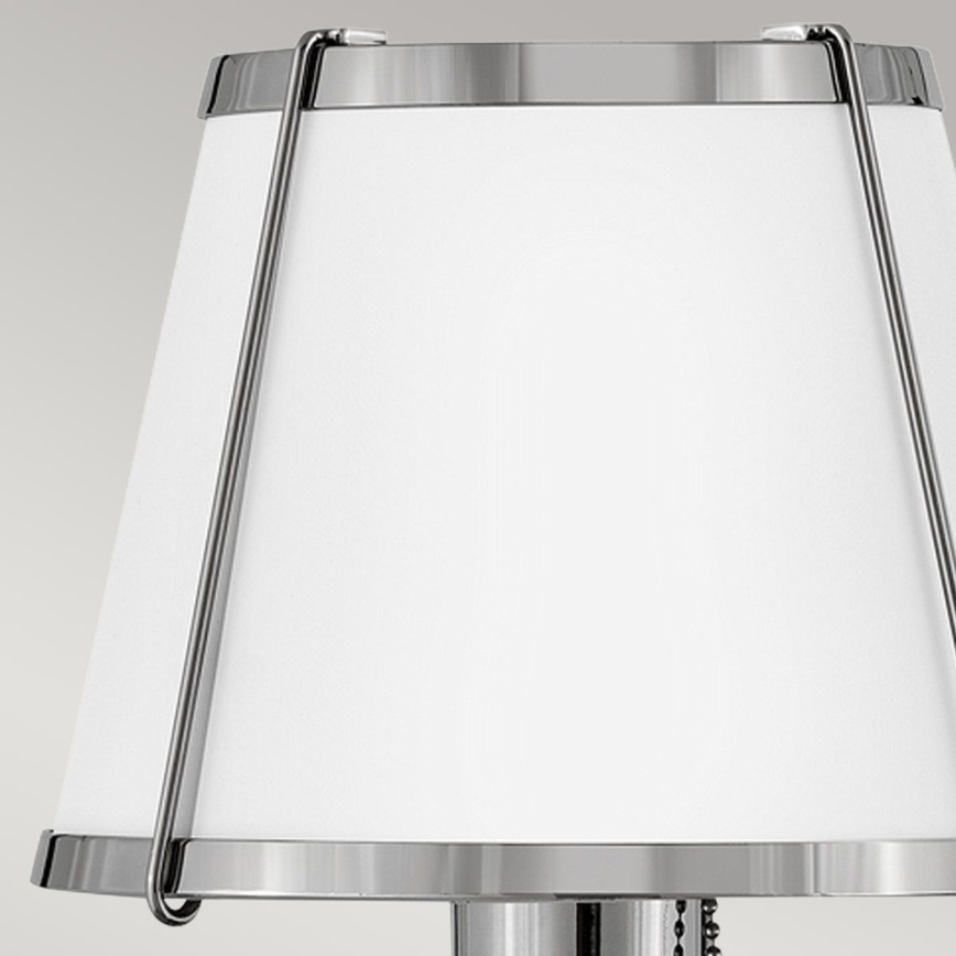 Hinkley - Candeeiro de parede CLARKE 1xE27/40W/230V cromado brilhante/branco