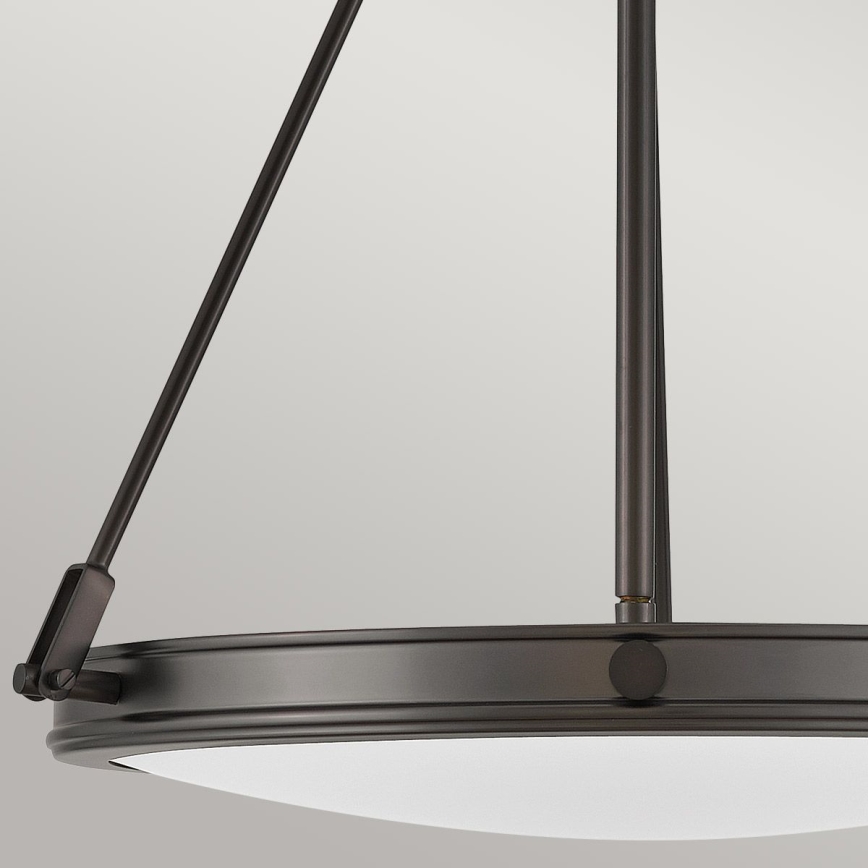 Hinkley - Lustre suspenso com corrente COLLIER 4xE14/40W/230V Ø 54,3 cm preto