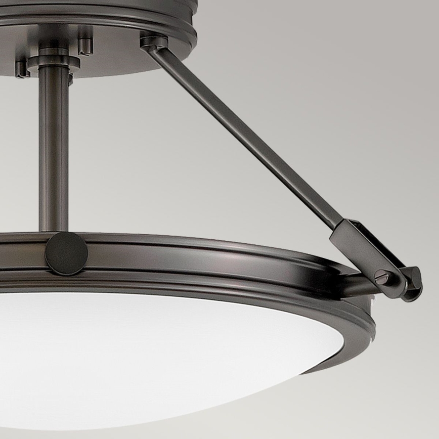 Hinkley - Lustre de teto sobreposto COLLIER 3xE14/40W/230V diâmetro 41,7 cm preto