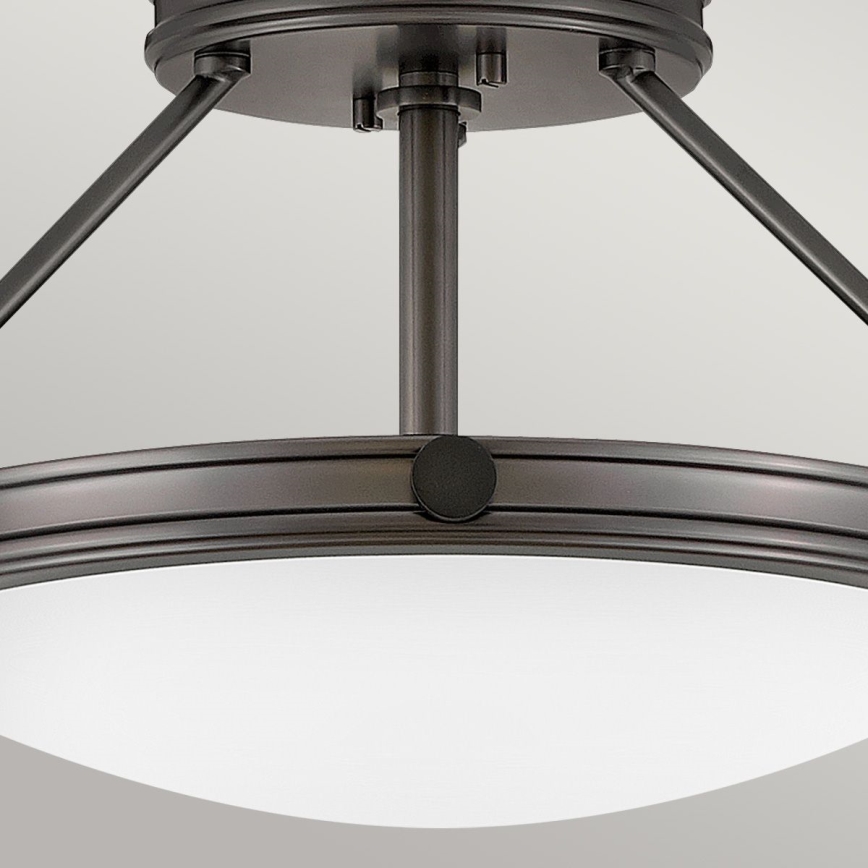 Hinkley - Lustre de teto sobreposto COLLIER 3xE14/40W/230V diâmetro 41,7 cm preto