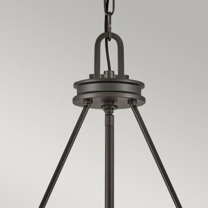 Hinkley - Lustre com corrente COLLIER 5xE27/40W/230V Ø 68,5 cm preto