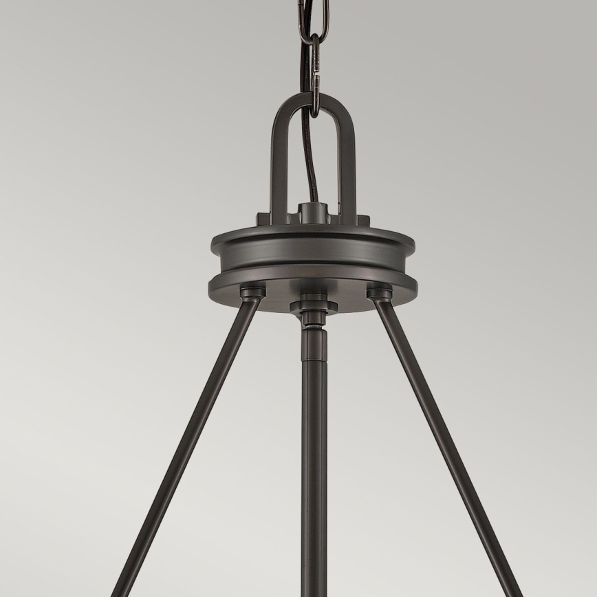 Hinkley - Lustre com corrente COLLIER 5xE27/40W/230V Ø 68,5 cm preto