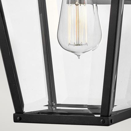 Hinkley - Iluminação de parede exterior DAWSON 1xE27/60W/230V IP44 preto