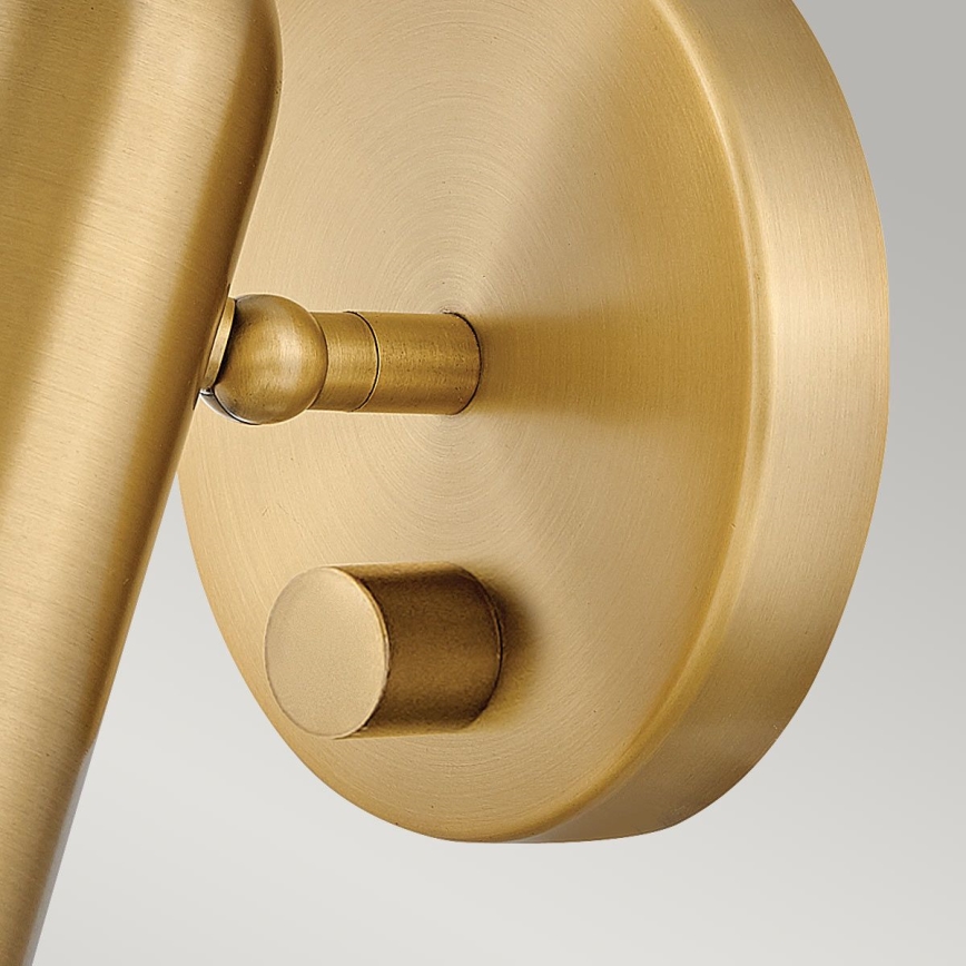 Hinkley HK-DAX1-HB - Aplique de parede DAX LED dimerizável, 9W/230V, 3000K (branco quente), dourado