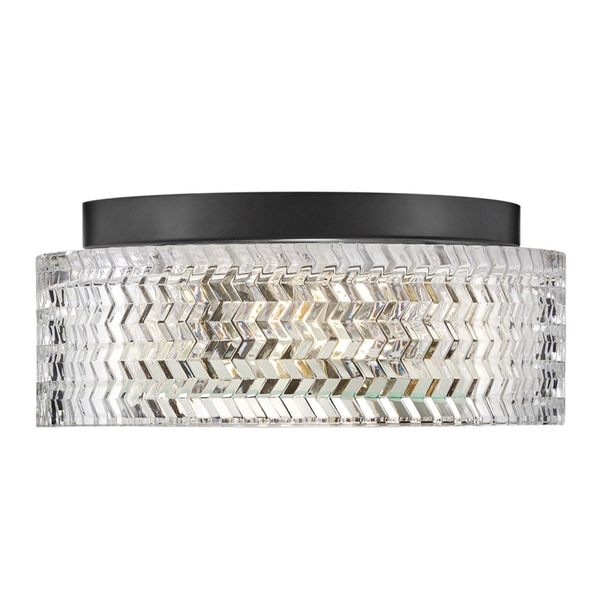 Hinkley - Iluminação de teto ELLE 2xE27/60W/230V diâmetro 30,5 cm preto