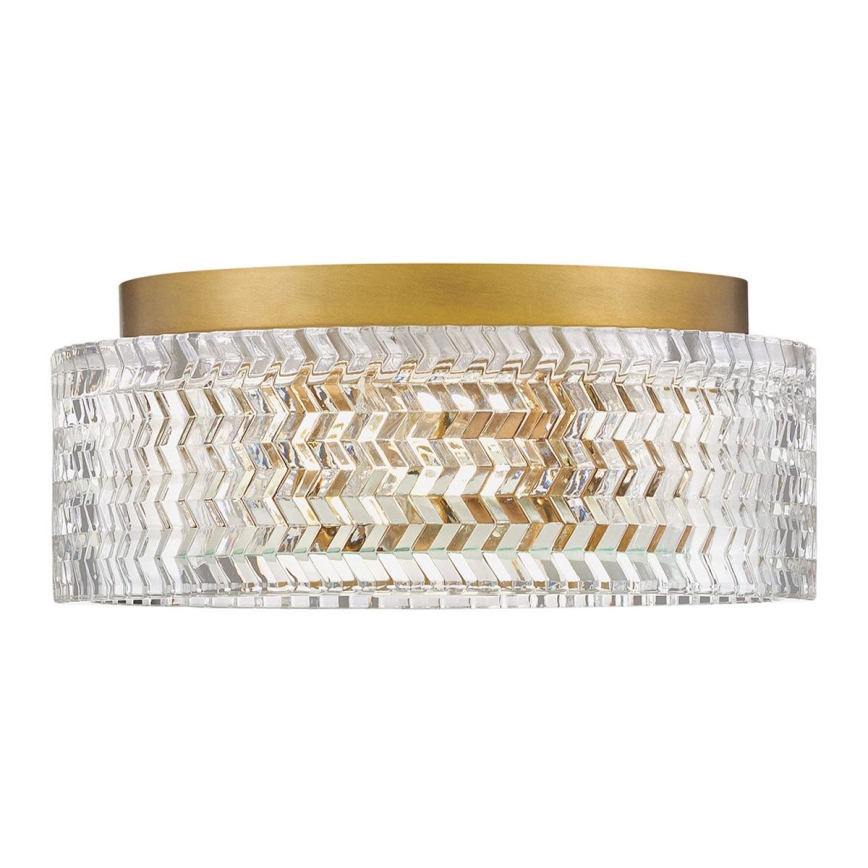 Hinkley - Iluminação de teto ELLE 2xE27/60W/230V diâmetro 30,5 cm dourado
