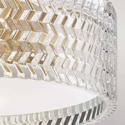 Hinkley - Iluminação de teto ELLE 2xE27/60W/230V diâmetro 30,5 cm dourado