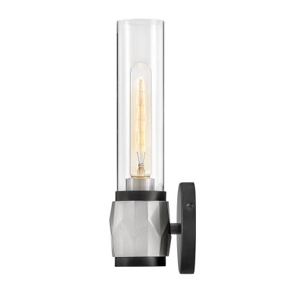 Hinkley - Aplique de parede para casa de banho ELLISON 1xE27/40W/230V IP44 preto