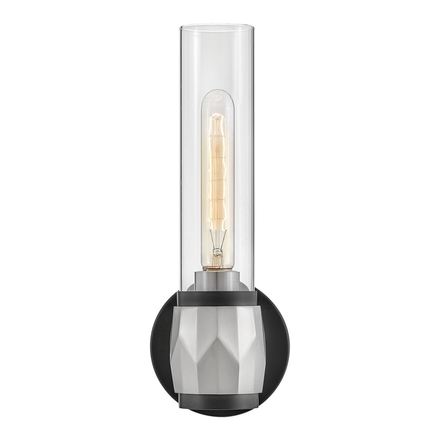 Hinkley - Aplique de parede para casa de banho ELLISON 1xE27/40W/230V IP44 preto