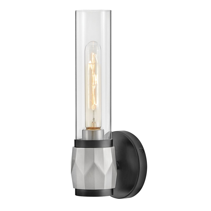 Hinkley - Aplique de parede para casa de banho ELLISON 2xE27/40W/230V IP44 preto