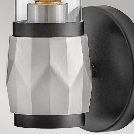 Hinkley - Aplique de parede para casa de banho ELLISON 2xE27/40W/230V IP44 preto