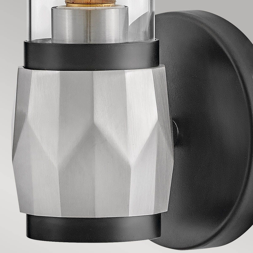 Hinkley - Aplique de parede para casa de banho ELLISON 2xE27/40W/230V IP44 preto