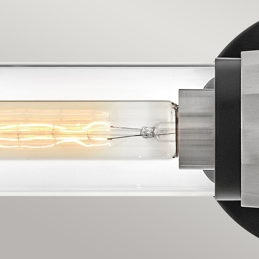 Hinkley - Aplique de parede para casa de banho ELLISON, 2xE27/40W/230V, IP44, preto