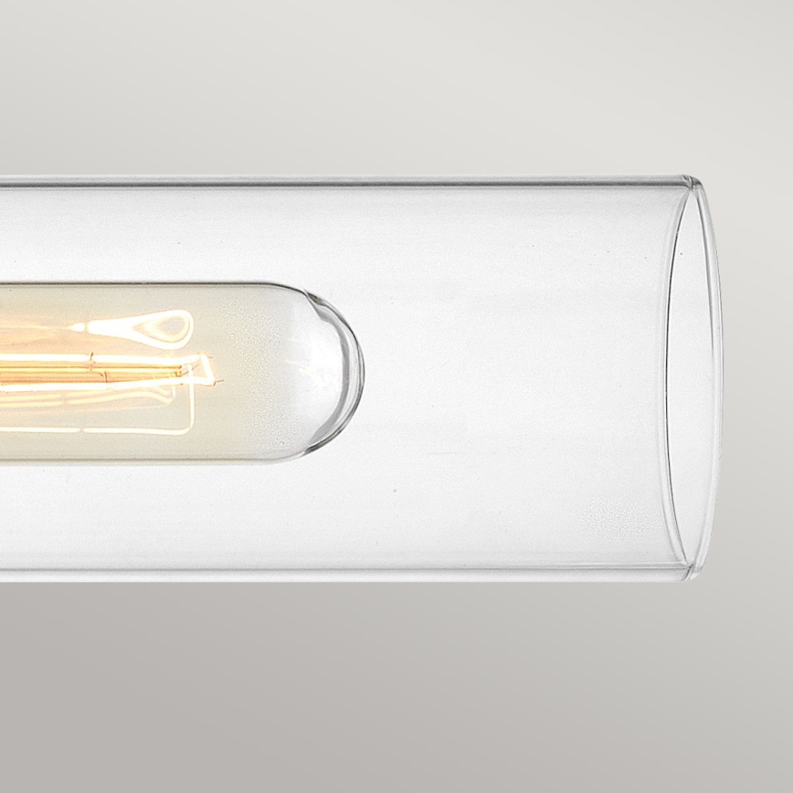 Hinkley - Aplique de parede para casa de banho ELLISON, 2xE27/40W/230V, IP44, preto