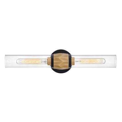 Hinkley - Iluminação de parede de casa de banho ELLISON 2xE27/40W/230V IP44 dourado