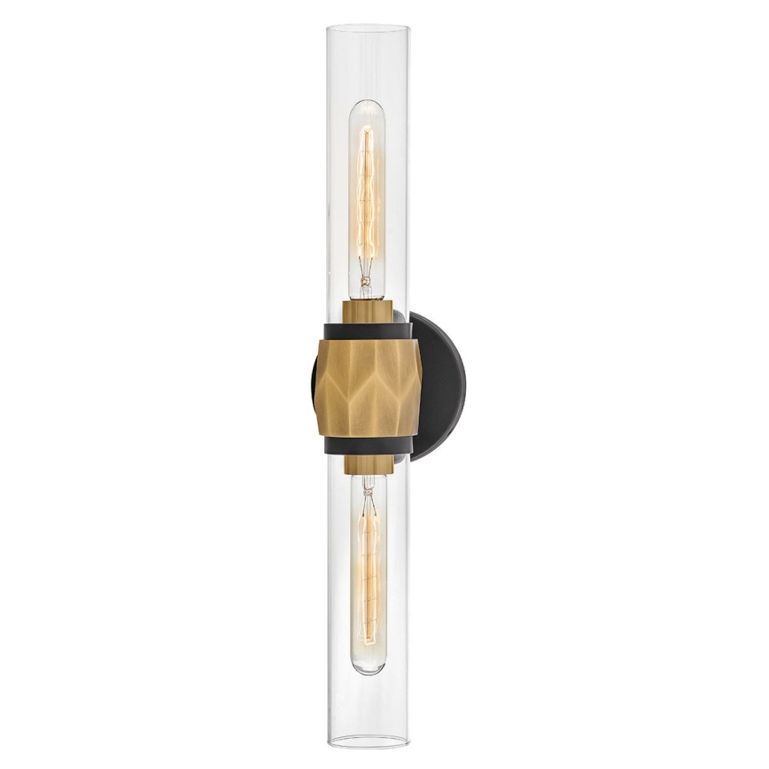 Hinkley - Iluminação de parede de casa de banho ELLISON 2xE27/40W/230V IP44 dourado
