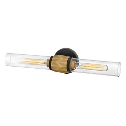 Hinkley - Iluminação de parede de casa de banho ELLISON 2xE27/40W/230V IP44 dourado
