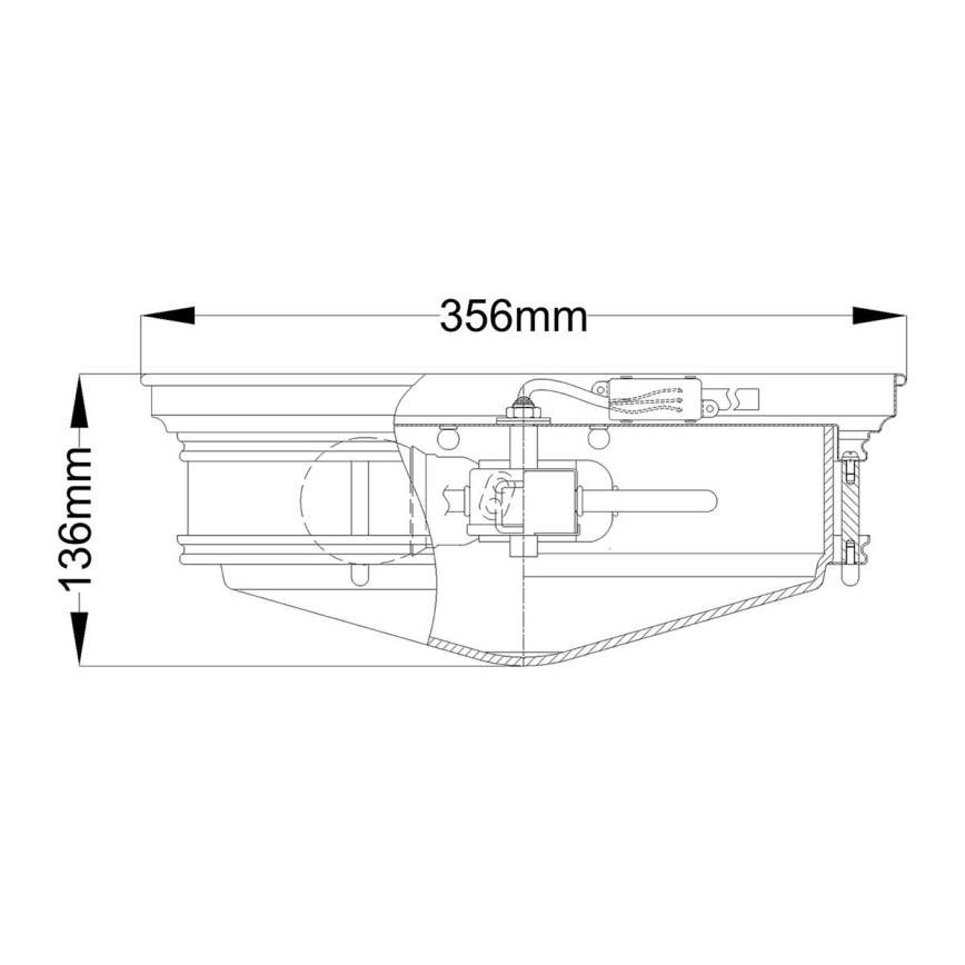 Hinkley - Iluminação de teto HADLEY 3xE27/40W/230V cromado brilhante