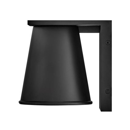 Hinkley - Iluminação de parede exterior LED HANS 1xGU10/8W/230V IP44 preto