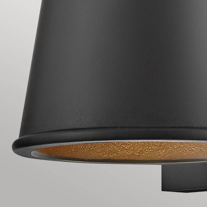 Hinkley - Iluminação de parede exterior LED HANS 1xGU10/8W/230V IP44 preto