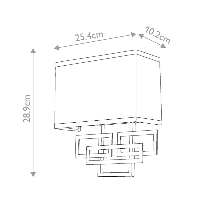 Hinkley - Iluminação de parede LANZA 2xE14/60W/230V cromado mate