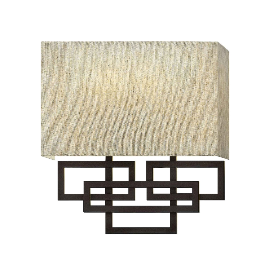 Hinkley - Aplique de parede LANZA 2xE14/40W/230V bronze