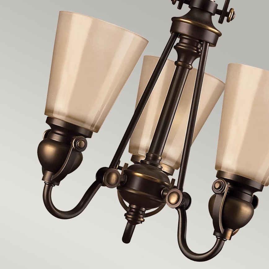 Hinkley - Candeeiro suspenso MAYFLOWER 3xE27/60W/230V