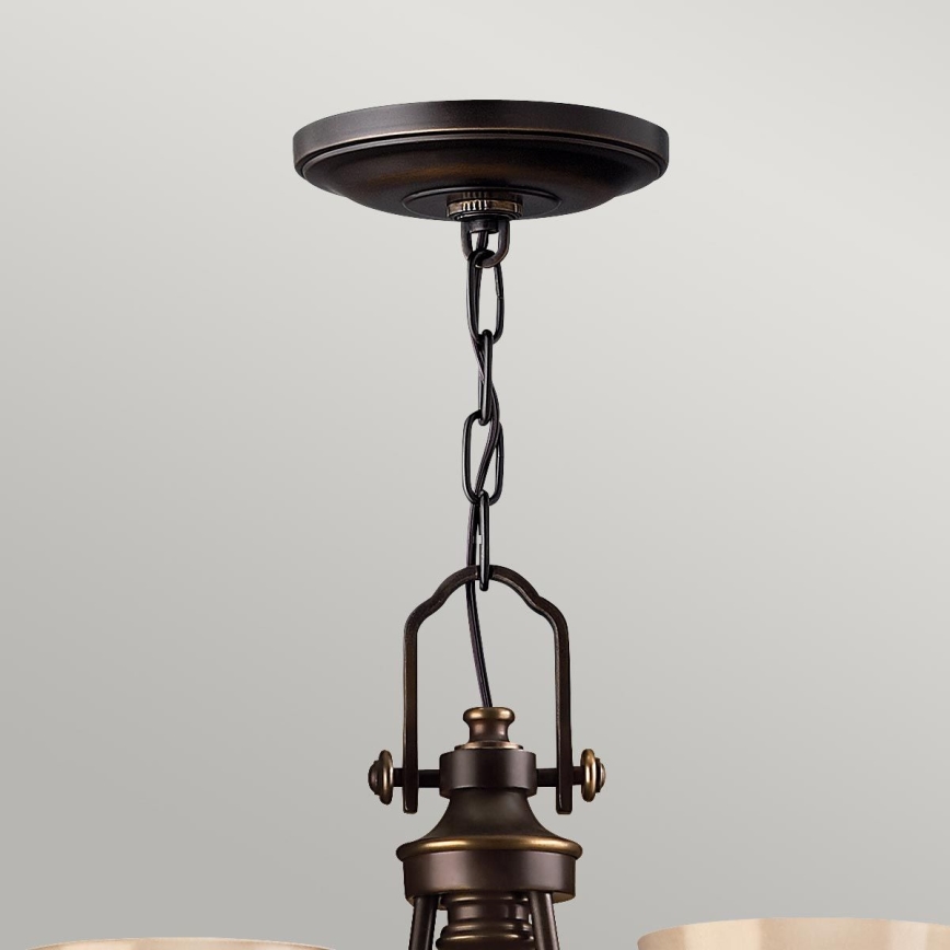 Hinkley - Candeeiro suspenso MAYFLOWER 3xE27/60W/230V