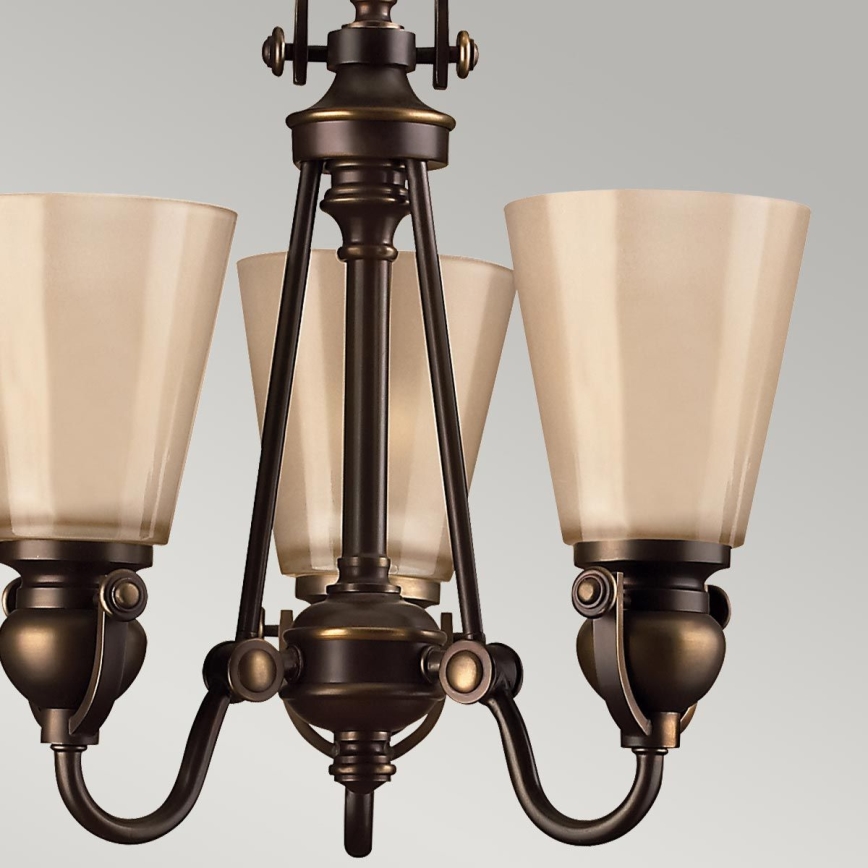 Hinkley - Candeeiro suspenso MAYFLOWER 3xE27/60W/230V