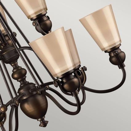 Hinkley - Candeeiro suspenso MAYFLOWER 9xE27/60W/230V