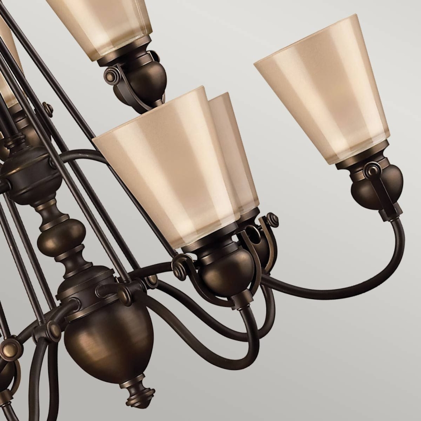 Hinkley - Candeeiro suspenso MAYFLOWER 9xE27/60W/230V