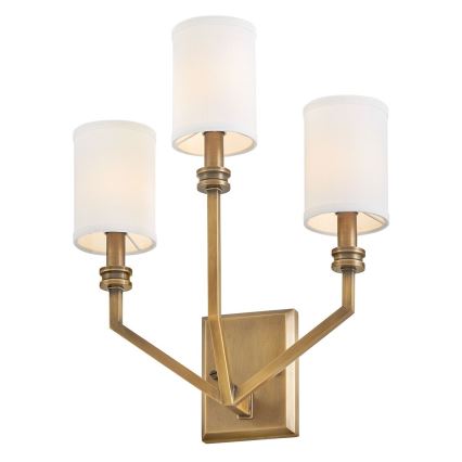 Hinkley - Aplique de parede MOORE 3xE14/40W/230V dourado