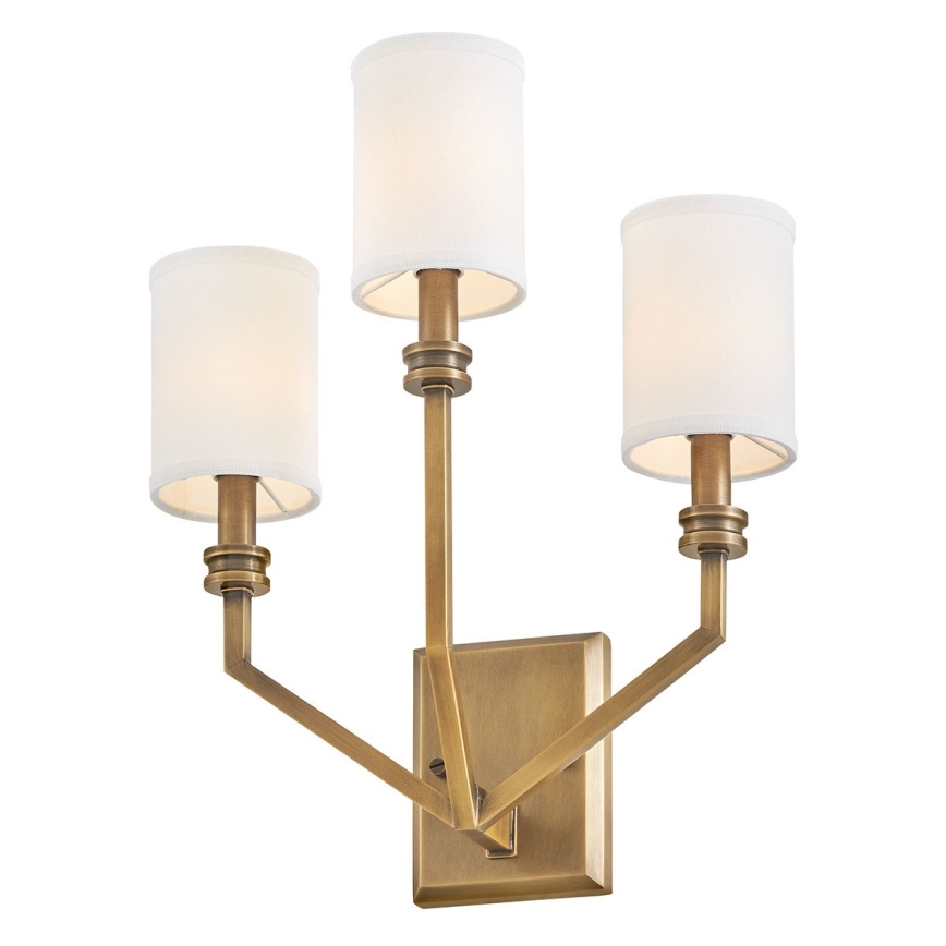 Hinkley - Aplique de parede MOORE 3xE14/40W/230V dourado