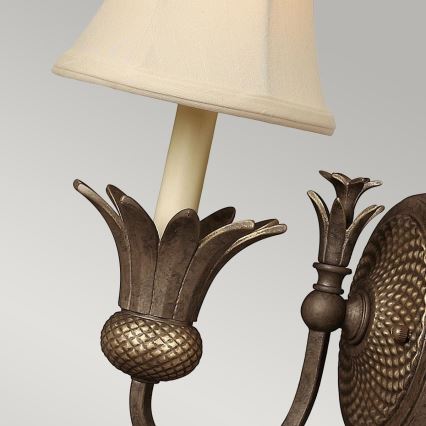 Hinkley - Iluminação de parede PLANTATION 1xE14/40W/230V bronze