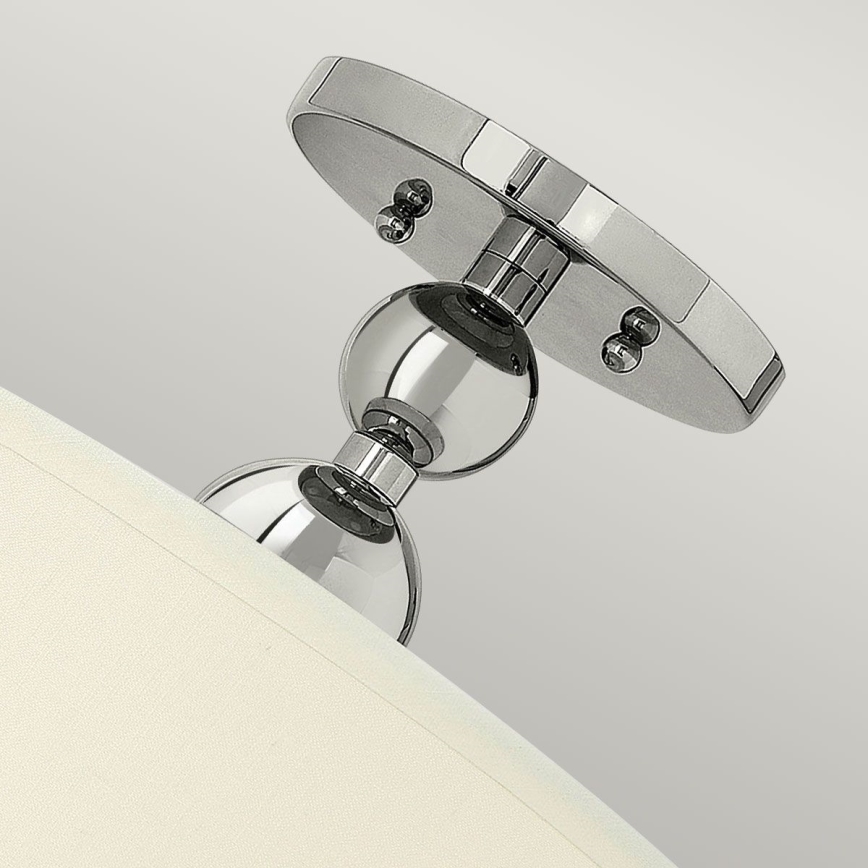 Hinkley - Lustre de sobrepor ZELDA 3xE27/60W/230V cromado brilhante