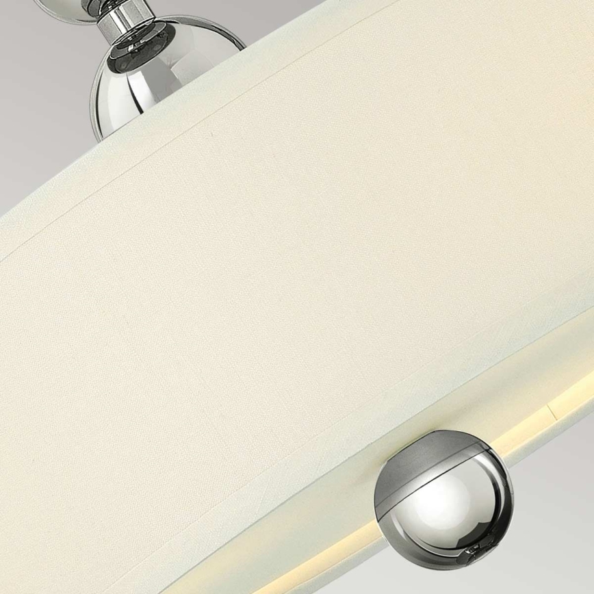 Hinkley - Lustre de sobrepor ZELDA 3xE27/60W/230V cromado brilhante