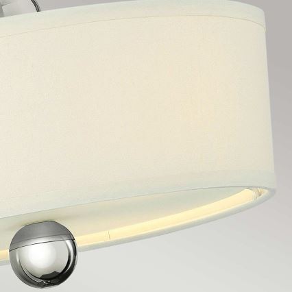 Hinkley - Lustre de sobrepor ZELDA 3xE27/60W/230V cromado brilhante